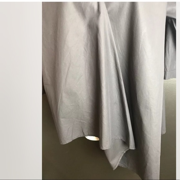 HARSHMAN Anthropologie Farah Popover Blouse Shirt Top Black Asymmetrical VNeck - Picture 8 of 13